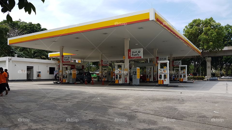 shell gas station