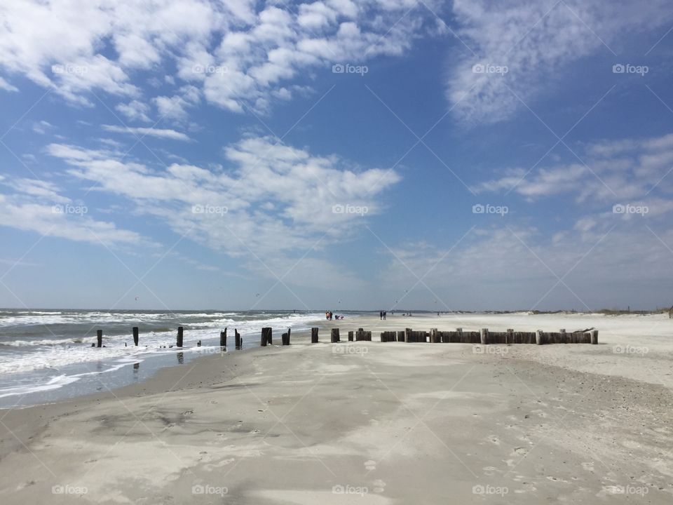 Expansive ocean landscape.