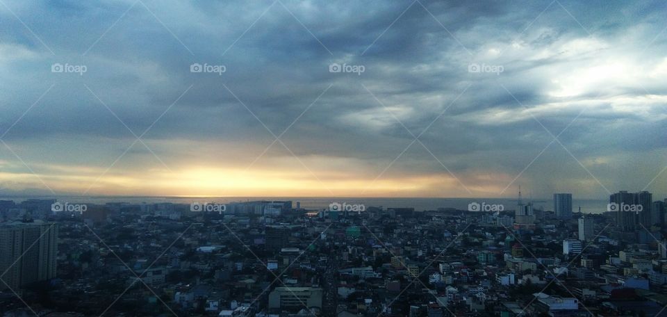 The City of Manila - Beautiful Sunset