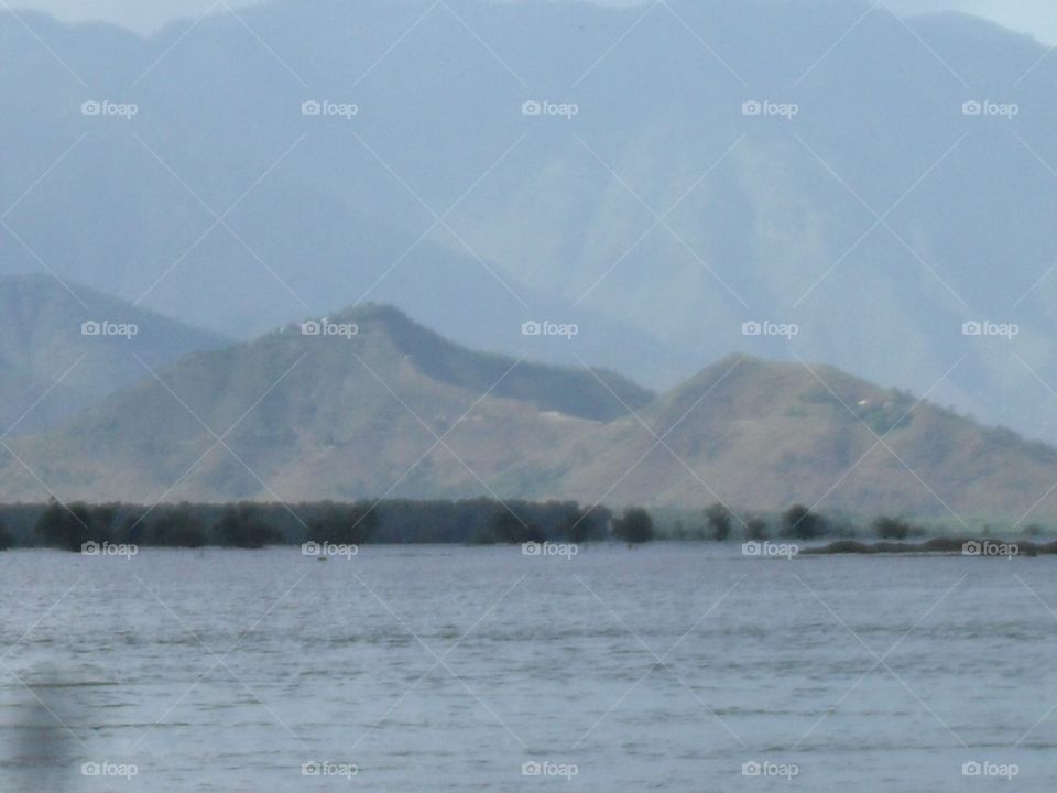 Water, Mountain, Landscape, Lake, Fog