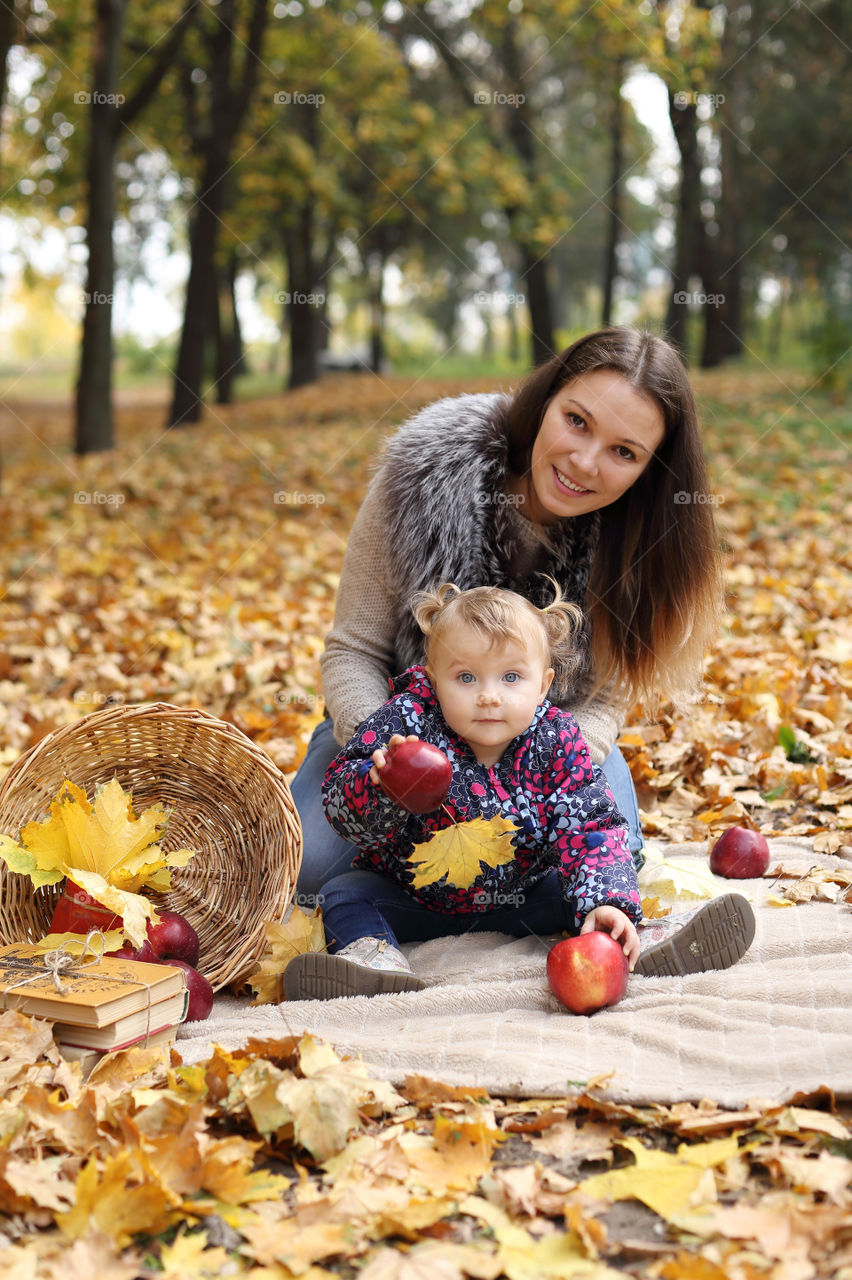 Autumn with my little douter