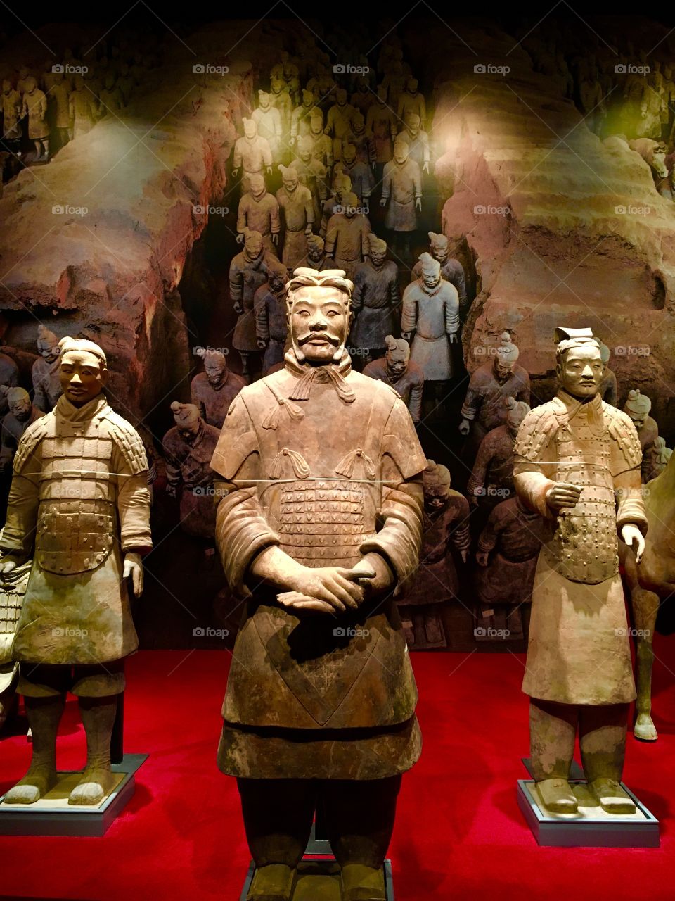 Chinese warriors. 
