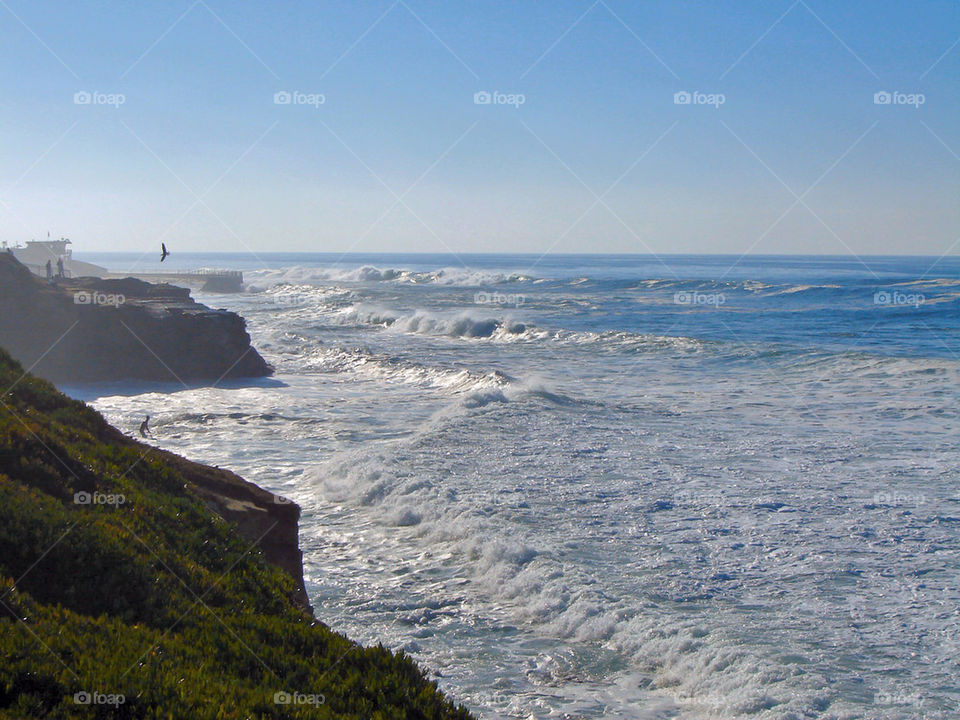 ocean water waves wave by refocusphoto