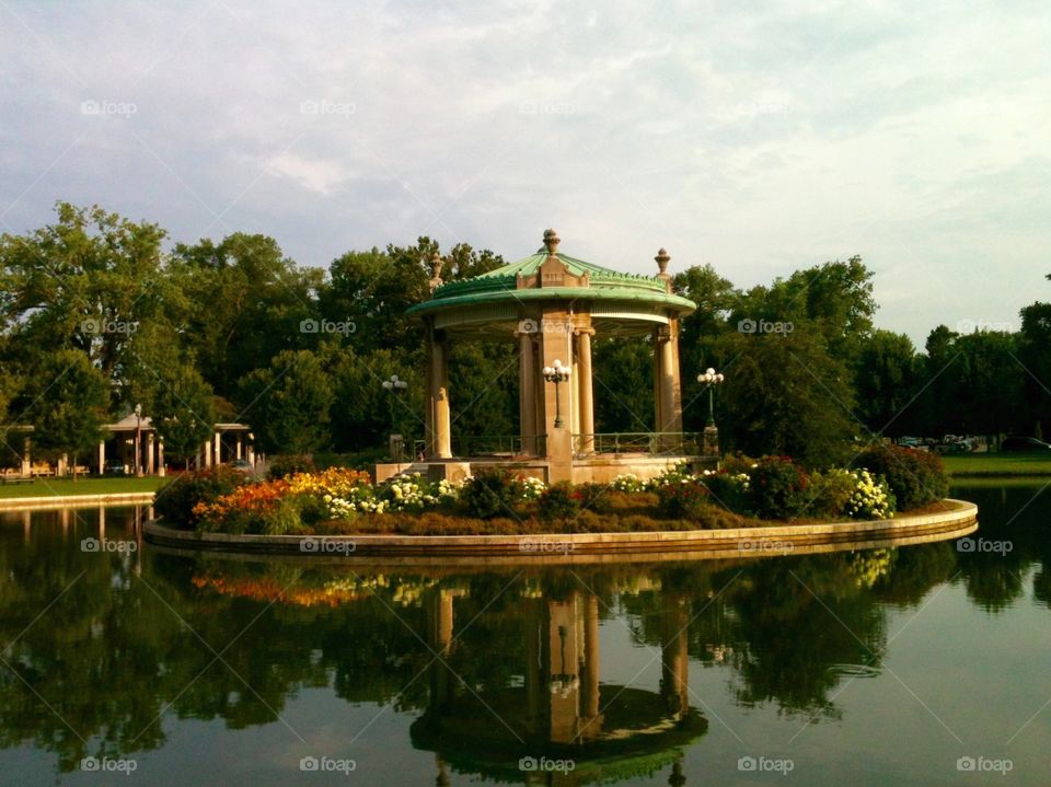 A Bandstand in a Lake