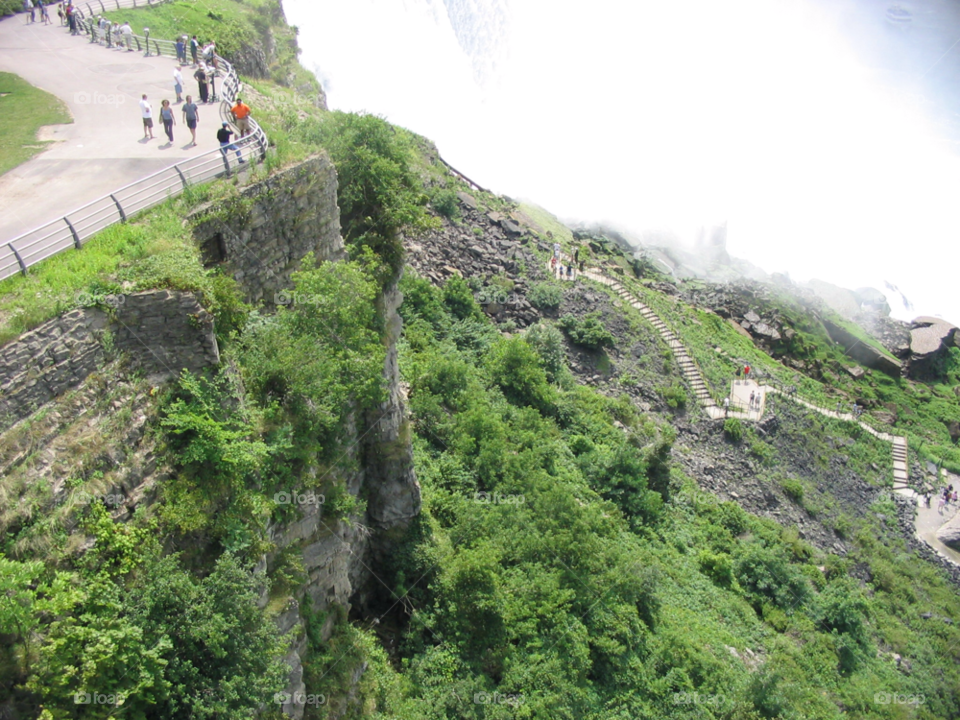 waterfall cliff niagara falls by izabela.cib