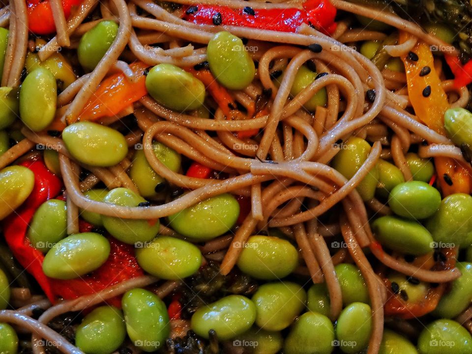 Edamame And Soba Noodles
