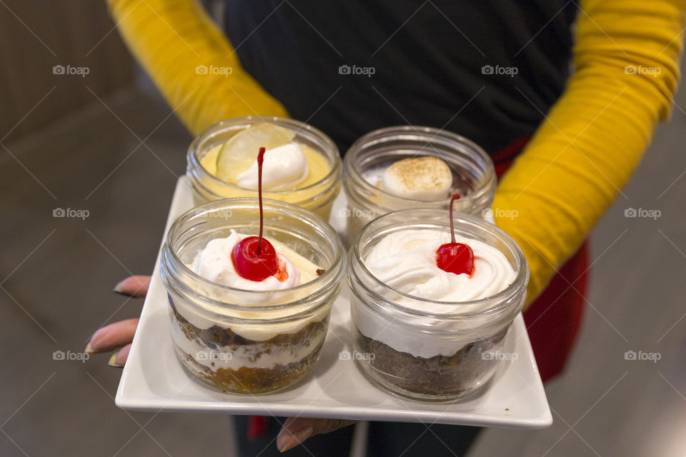 Sweet jars deserts tray