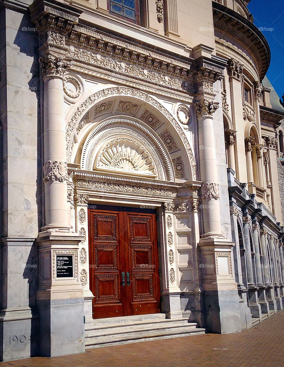 Ornate entrance . I thought this doorway was so beautiful 