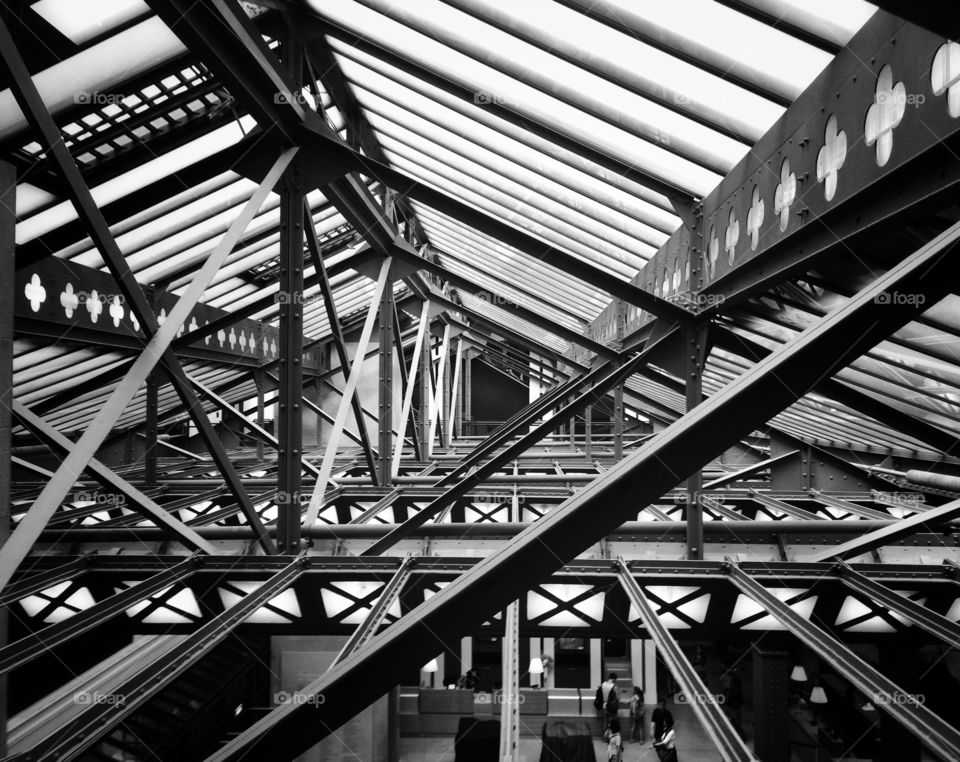 pattern at orsay museum paris. the roof of orsay museum paris france