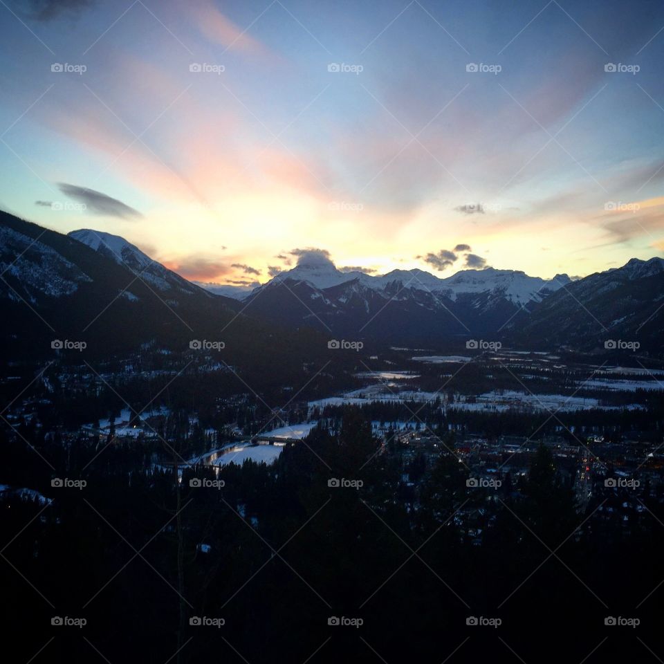 Tunnel Mountain evening