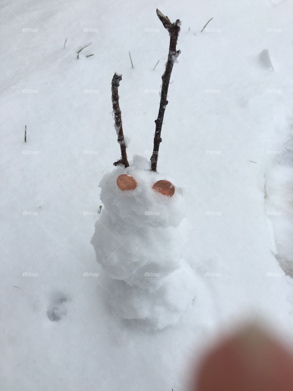 Snow alien.