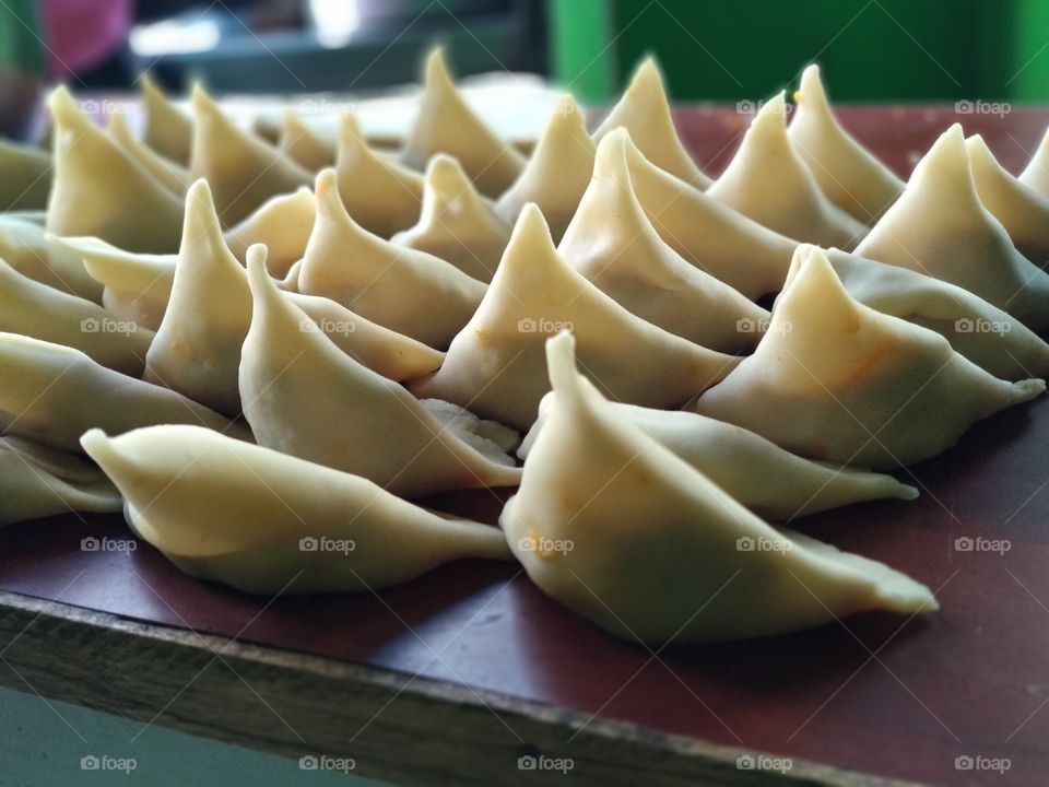 Samosa making