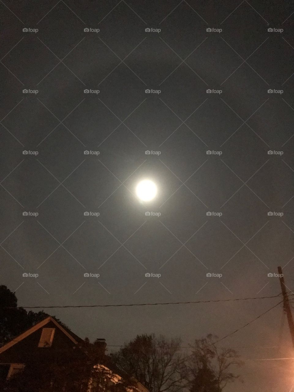 The aura of the moon