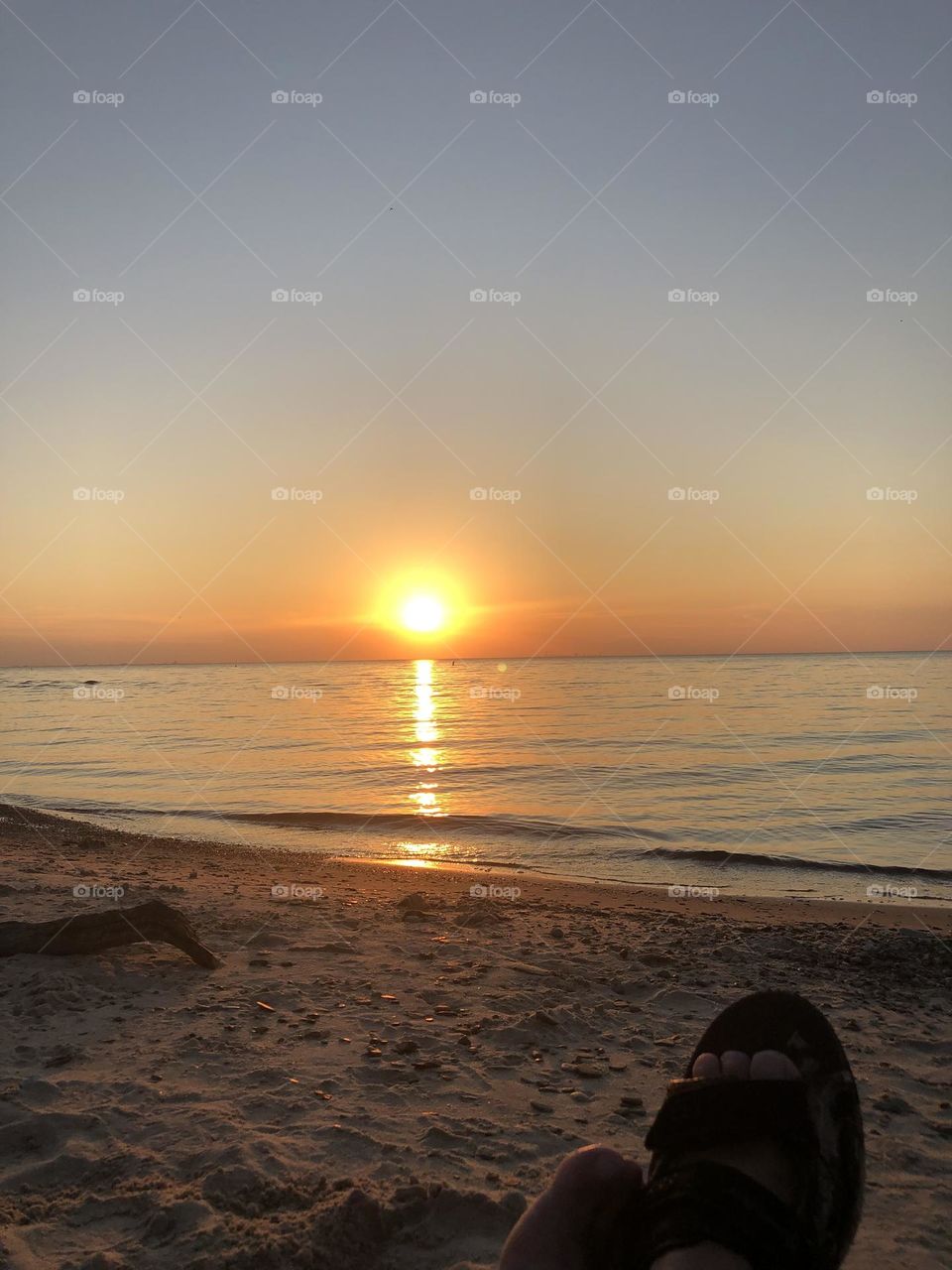 Beautiful summer Day at Lake Michigan 