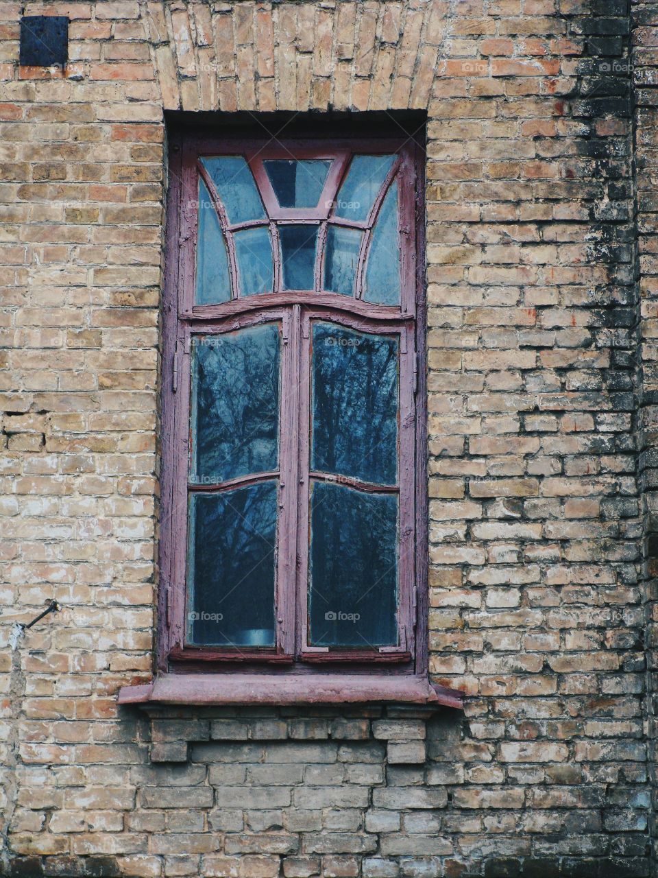 old house window