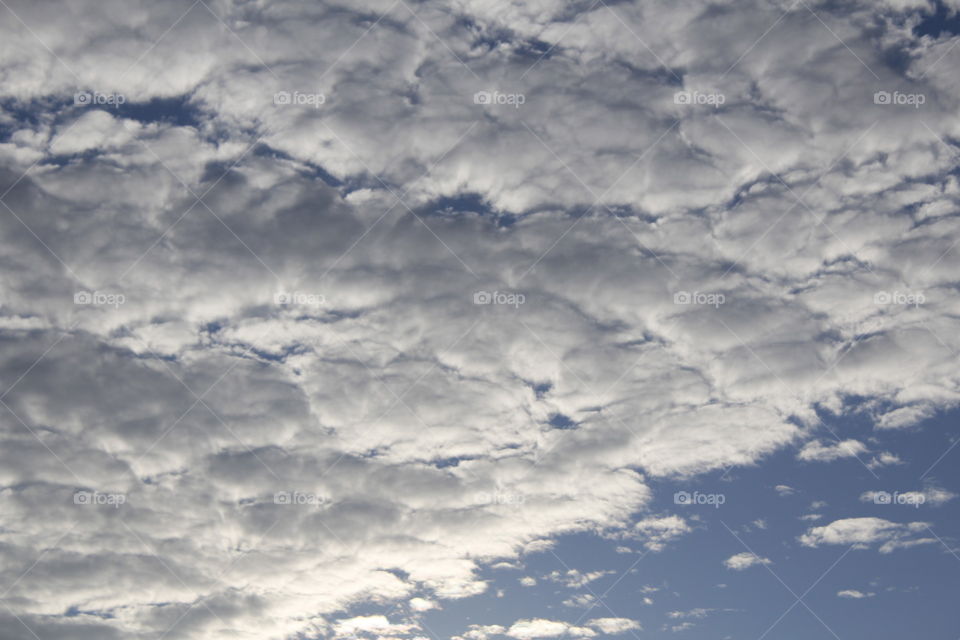 fluffy white clouds