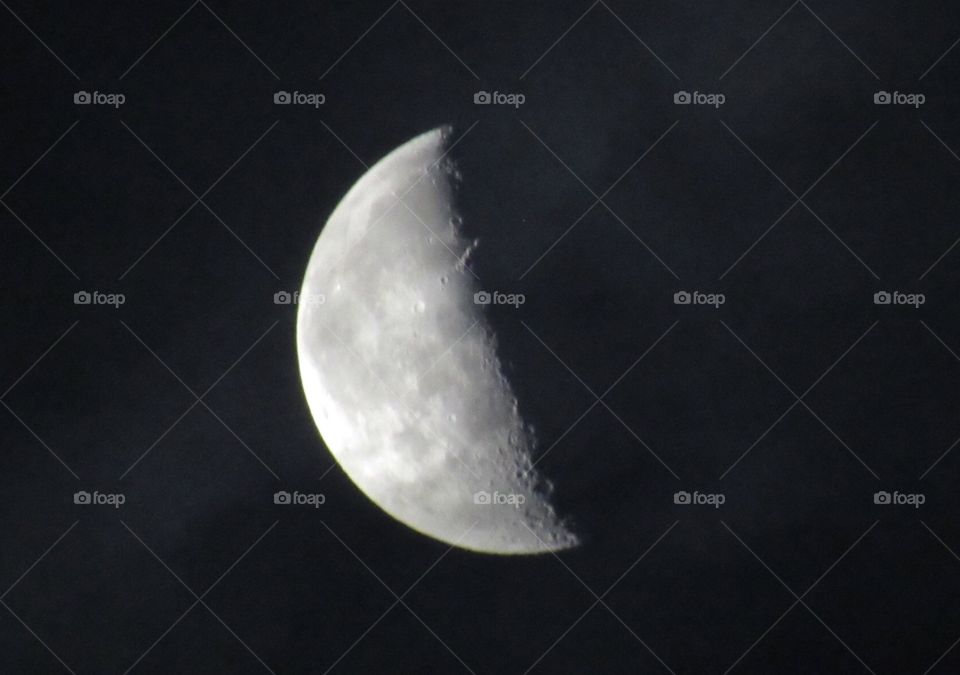 Full moon close up 