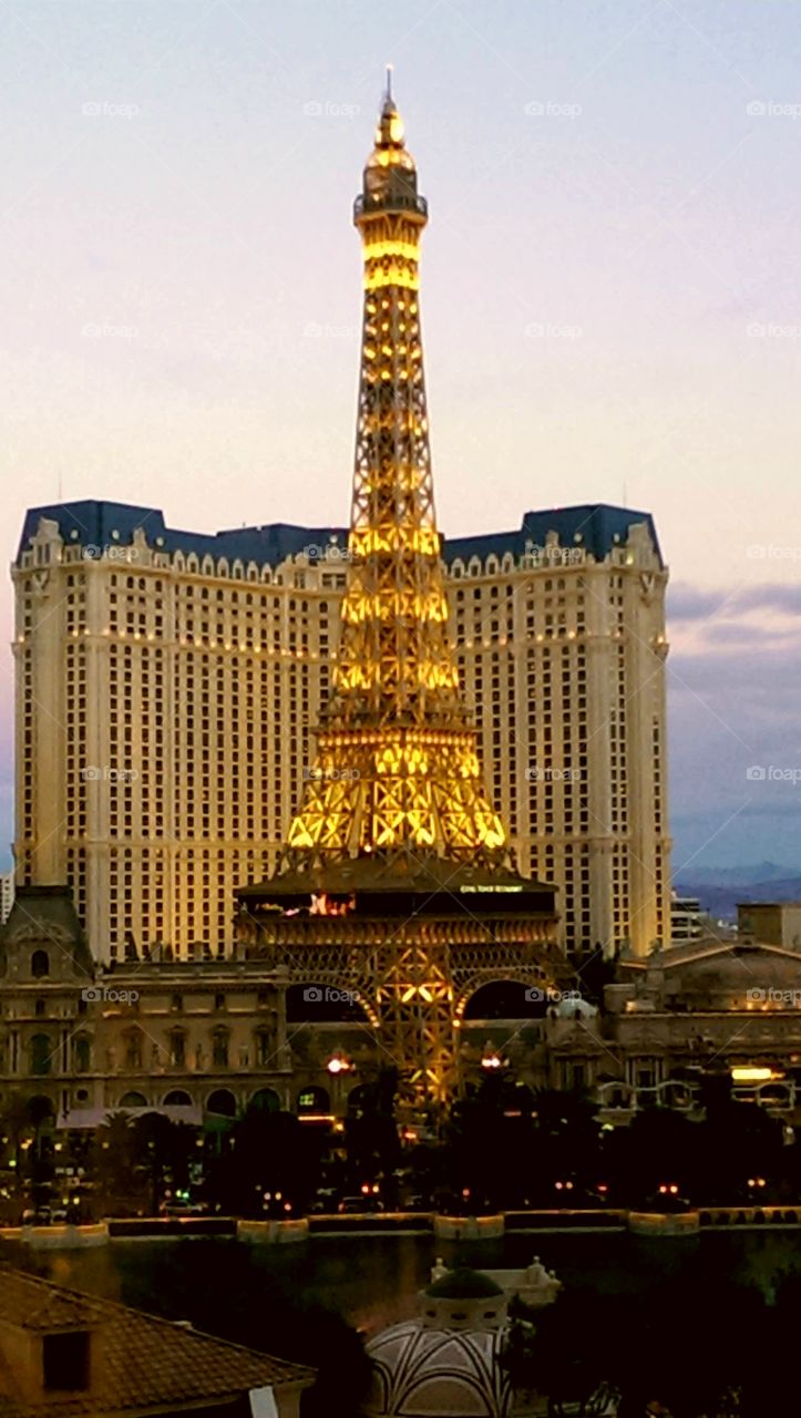 Eiffel tower in Las Vegas