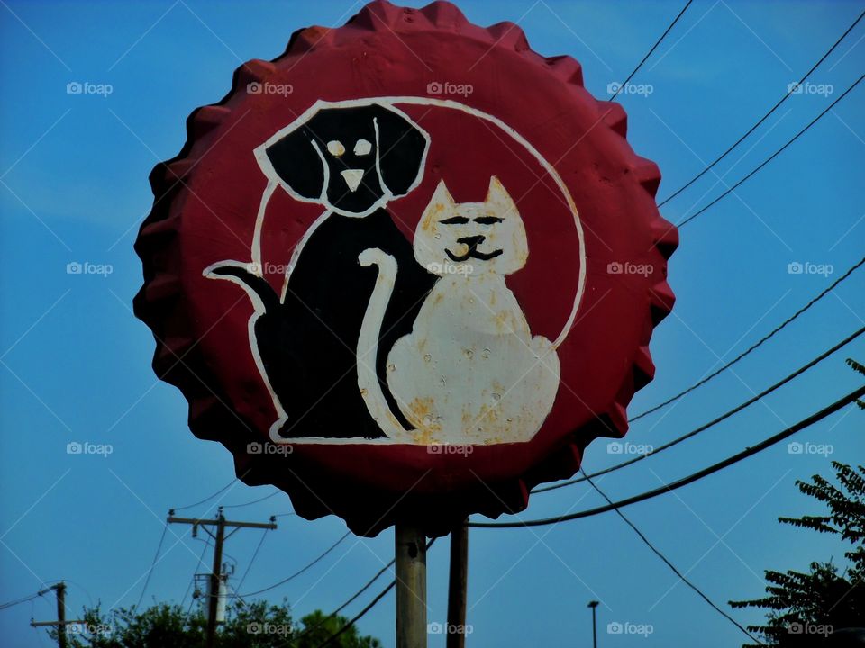pet bottle cap. I saw this sign while out exploring this morning. 👣 🚶 🏃 🔥 💨