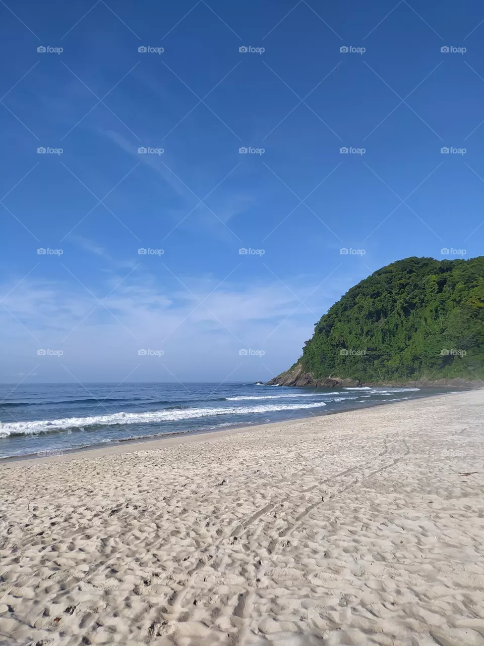 Praia do litoral norte do Brasil.