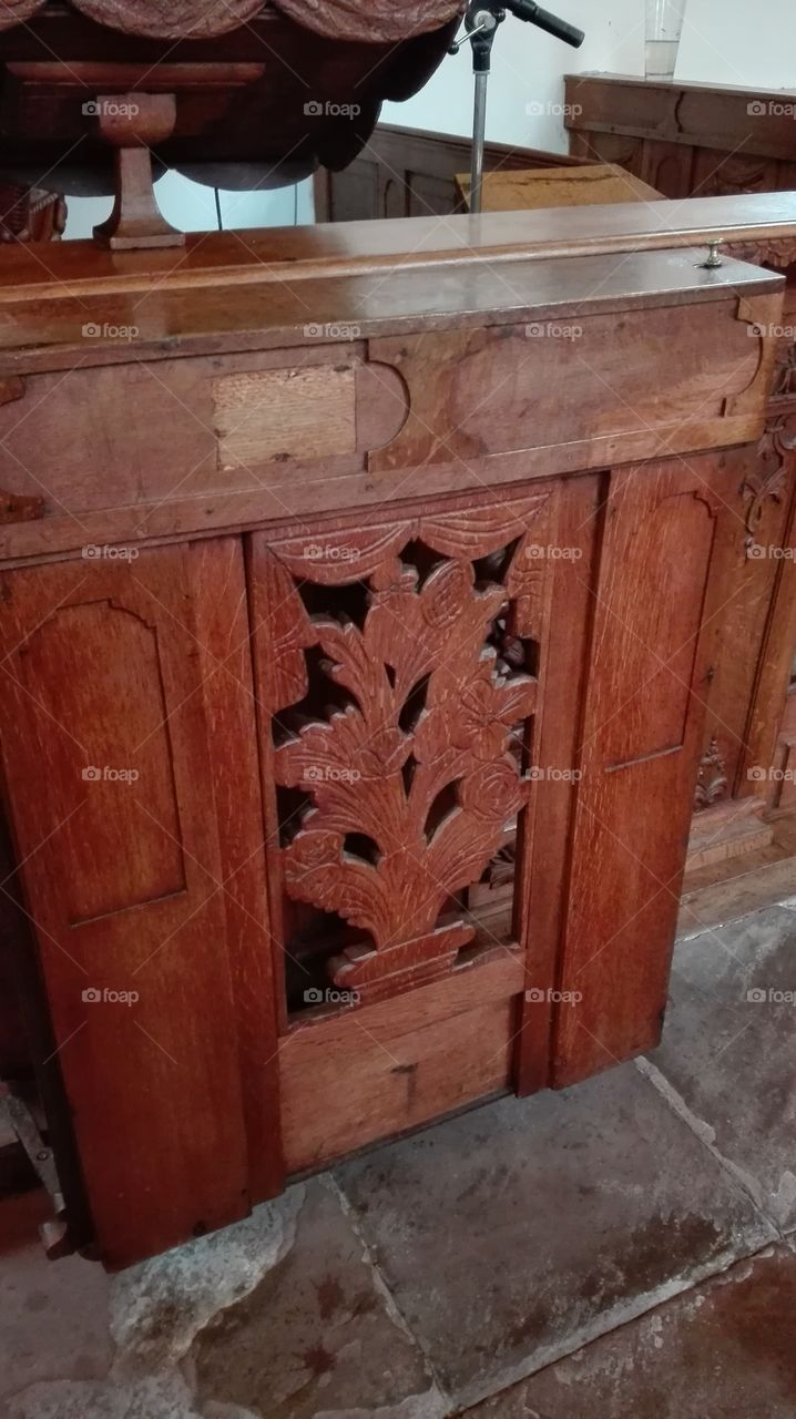 Wooden short door.