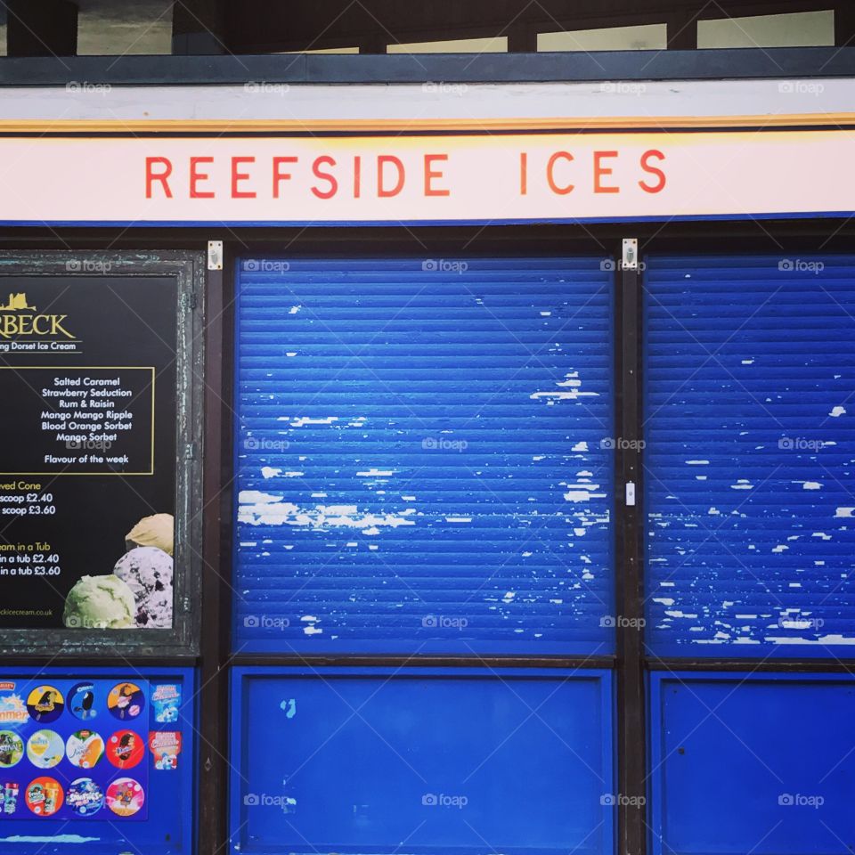 Ice cream closed Bournemouth 