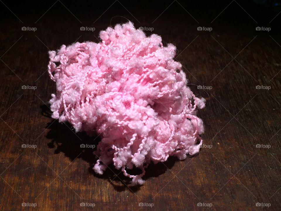 Pink ball of fuzz 