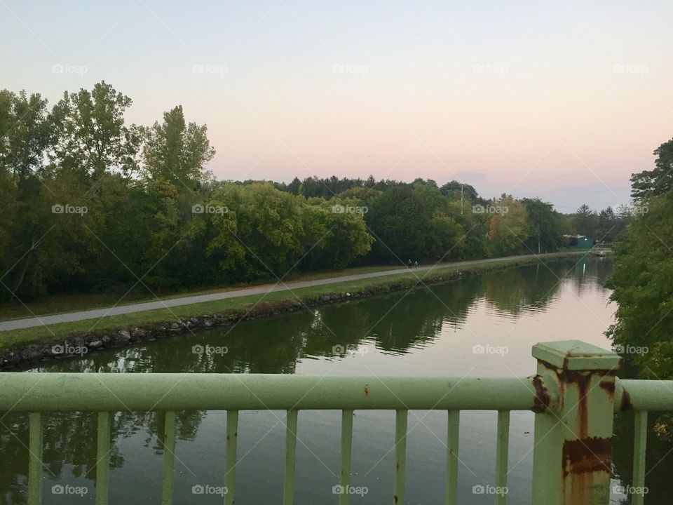 Evening on the Erie Canal 