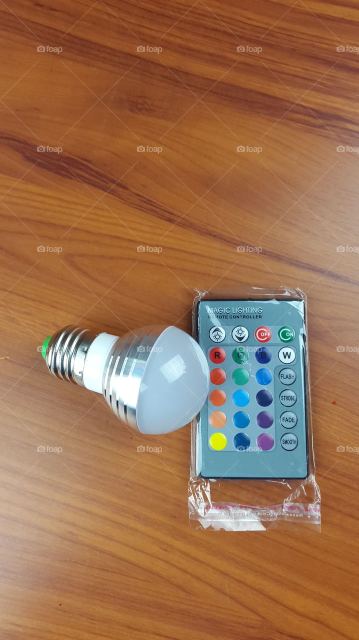 LED bulb with  Remote