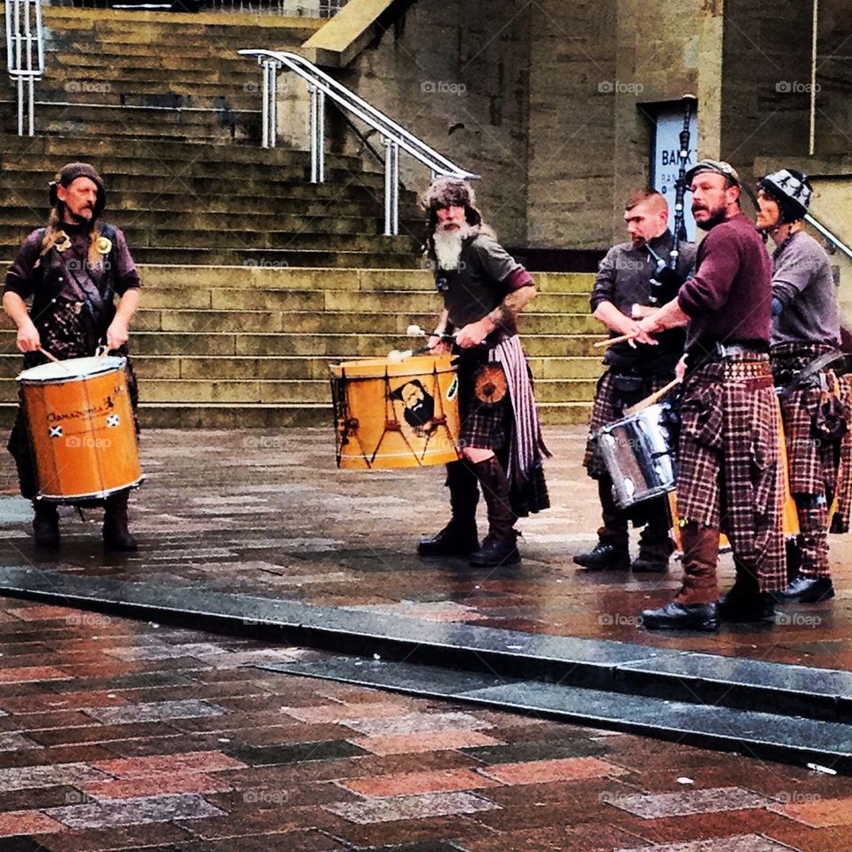 Glasgow buskers