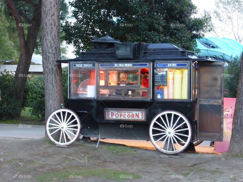 Candy truck. Candy truck at the park