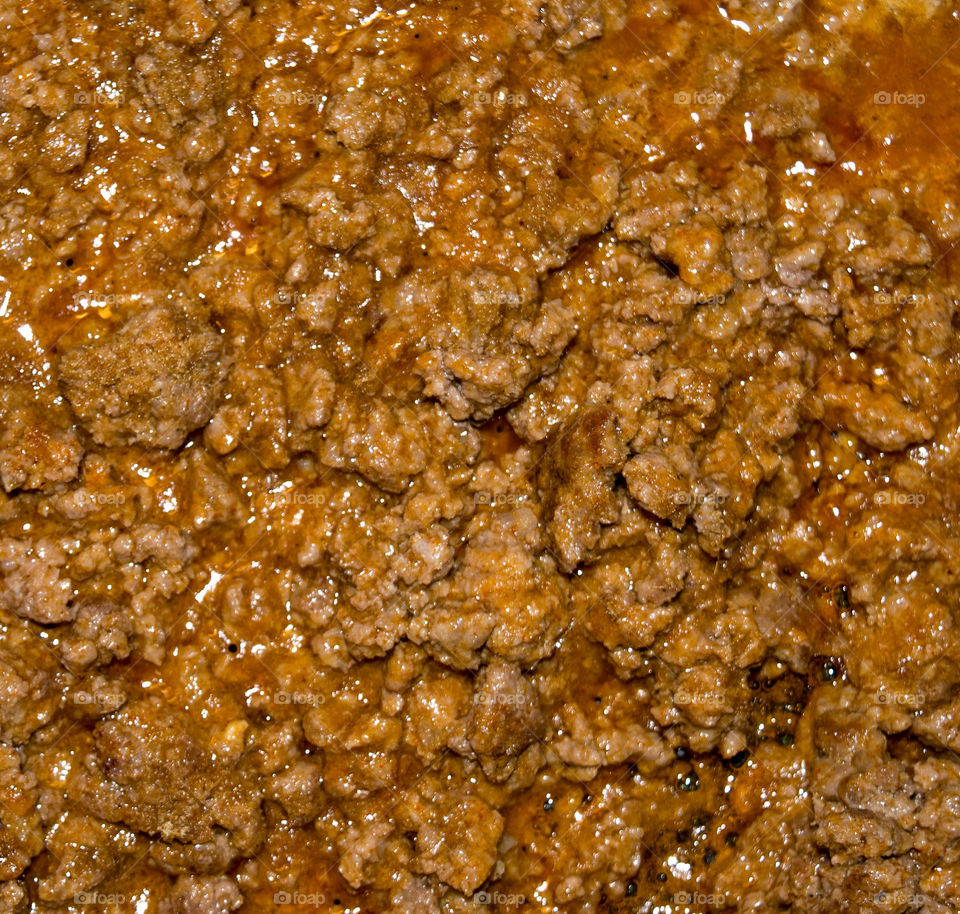 cooked taco meat