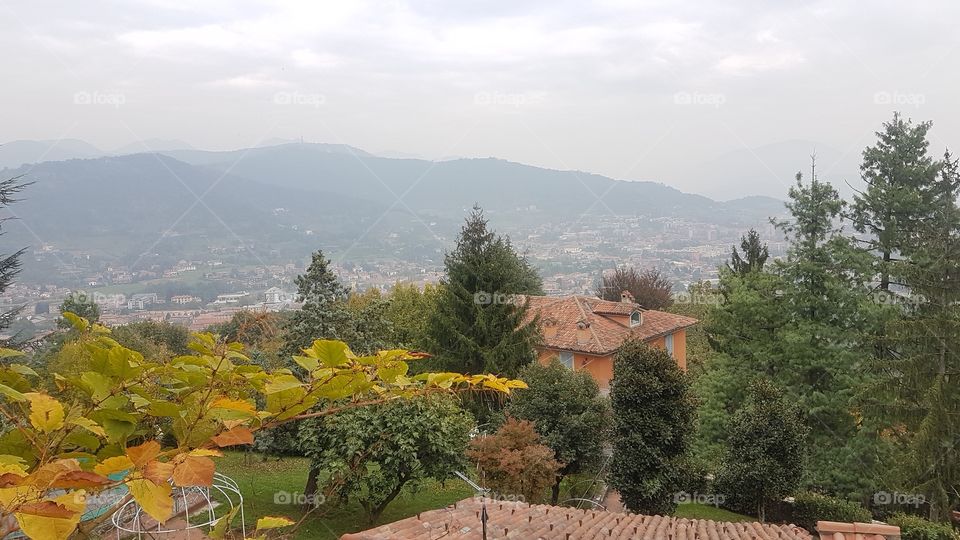 Landscape at Bergamo, Italy