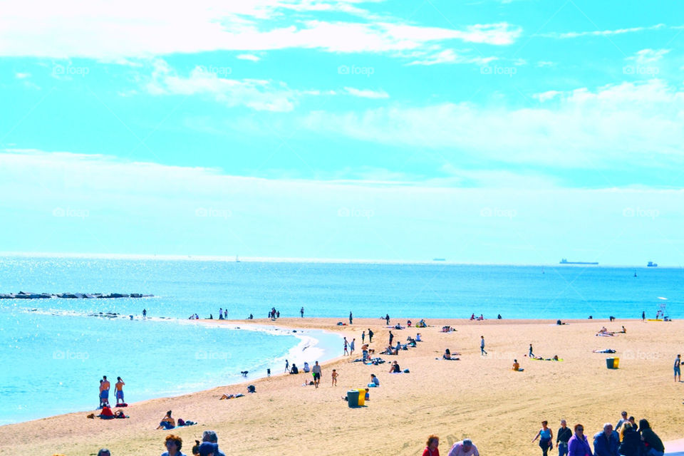 Barcelona beach