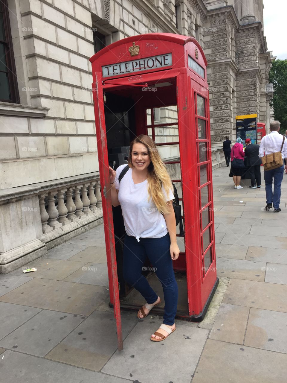 London phone booth 