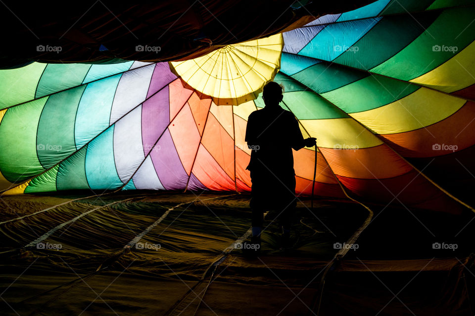 Umbrella, People, Color, Art, Light