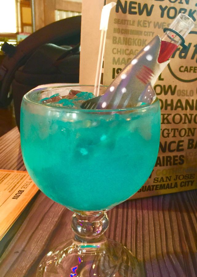 Shark bite. Shark bite cocktail in Nashville 