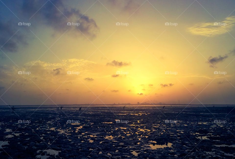 dumas beach, surat, india