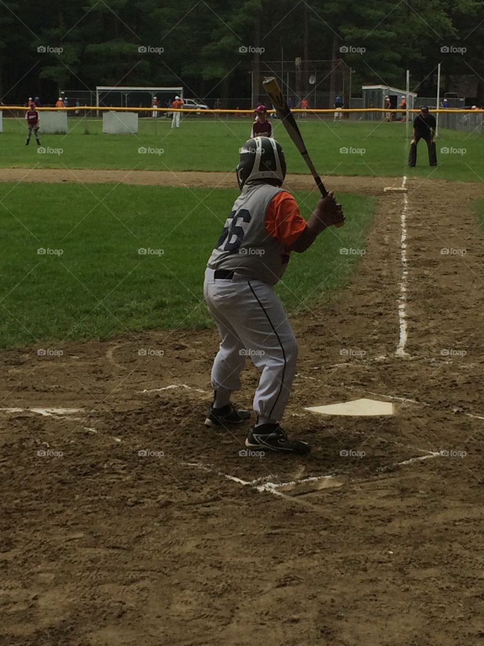 all american sport. my nephew at bat