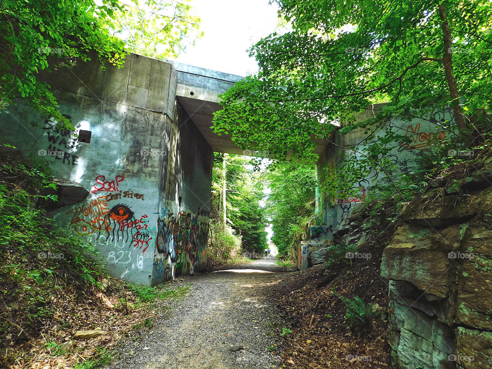 Walking the old trolley trail