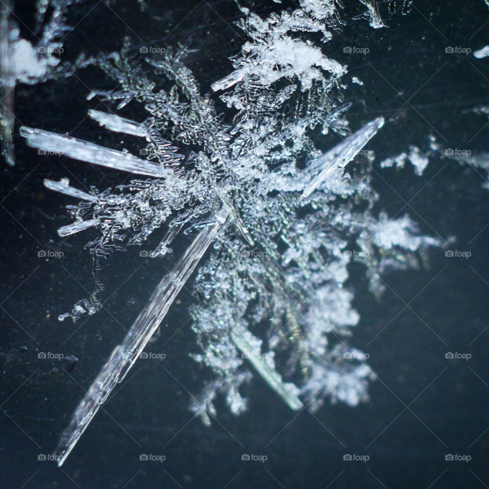 Macro Eiskristall