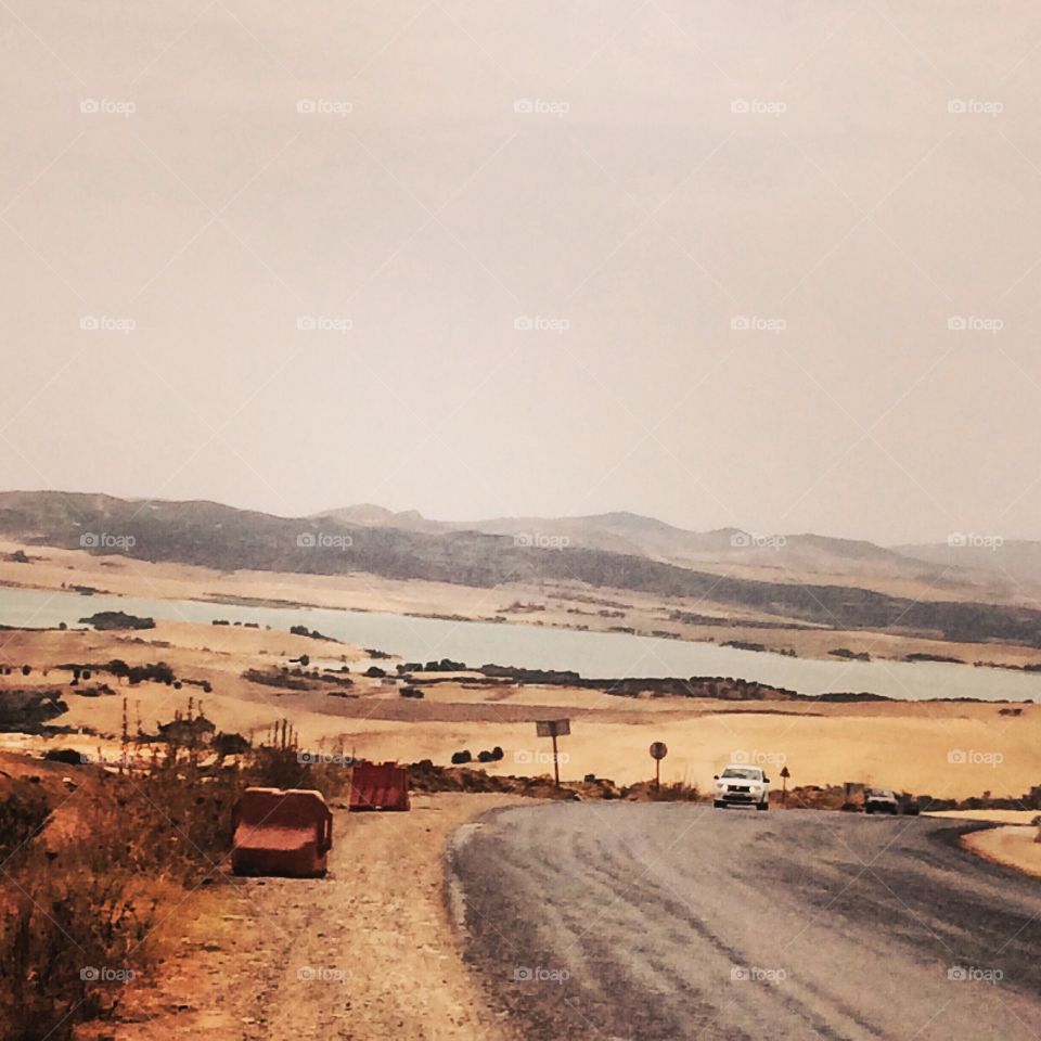 Beja landscape. this photo was taken in Beja Tunisia