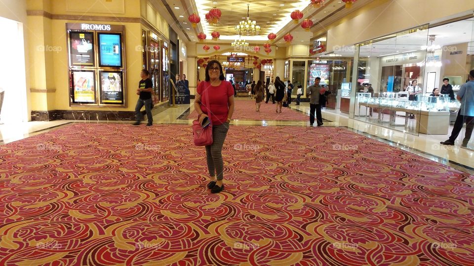 first world hotel hallway.