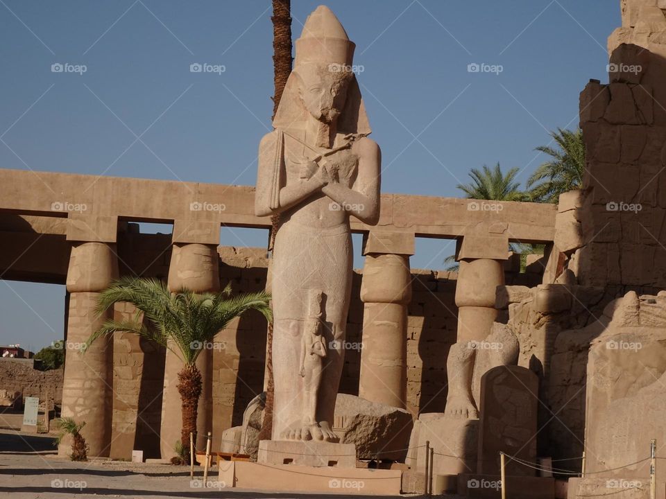 Ramses ii king of Egypt Karnak Temple
