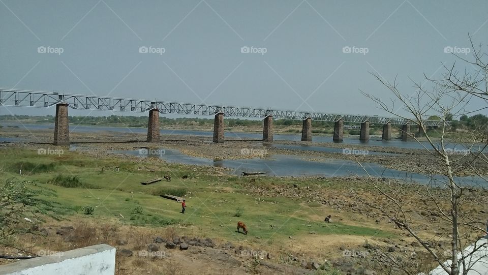 Historic Railway Bridge located at Barwaha-MP, witch wa made by British Emperors.