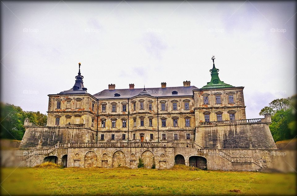 Podgoretsky castle . Ancient castle 
