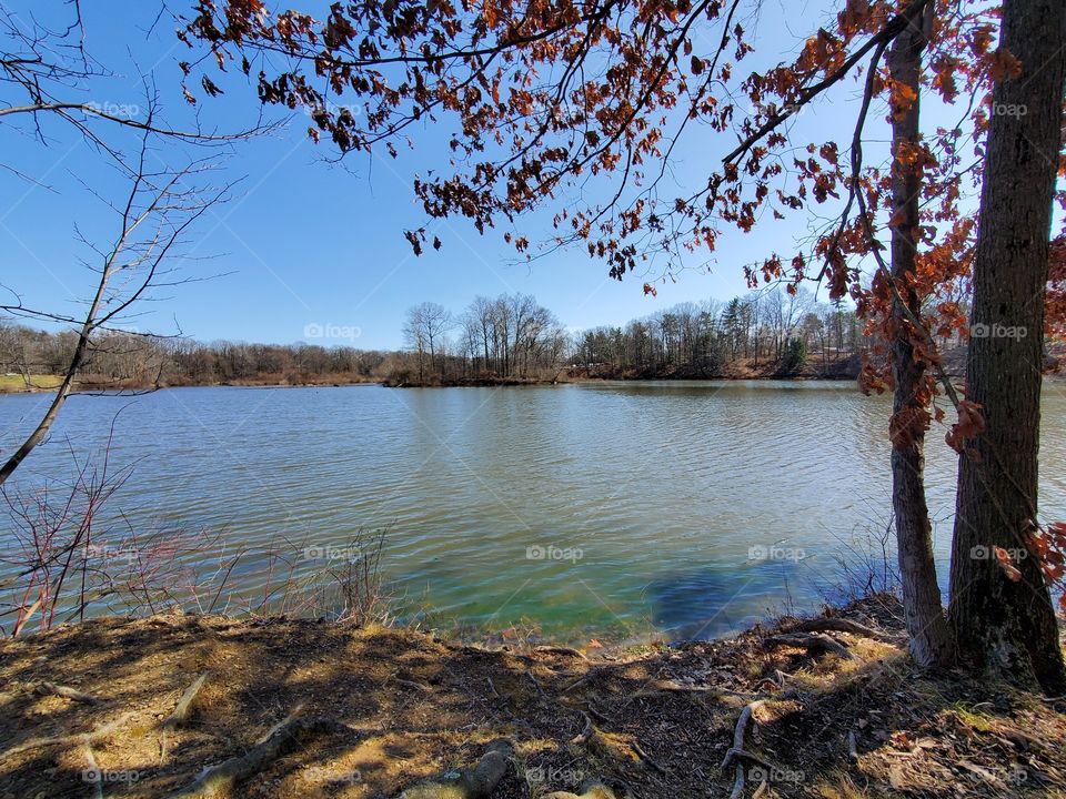 Spring - At the Lake.  A gorgeous hiking view near Youngstown, OH - unfiltered.