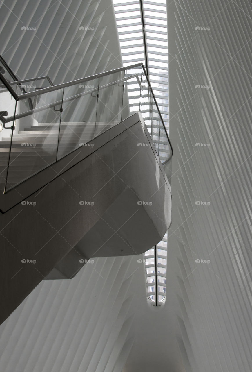 Stairs inside the WTC train station