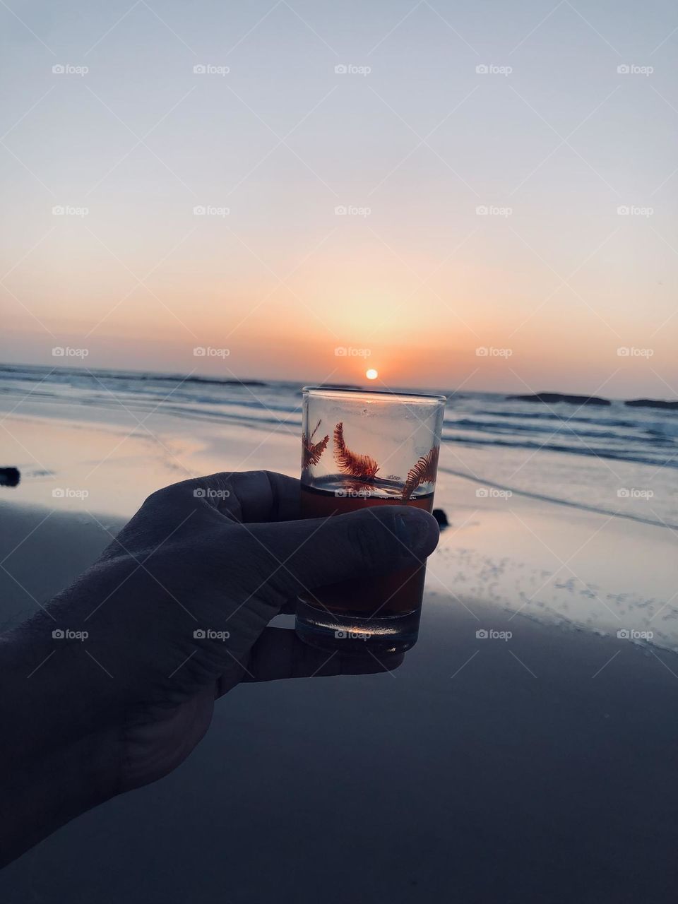 Beautiful sunset in my cup