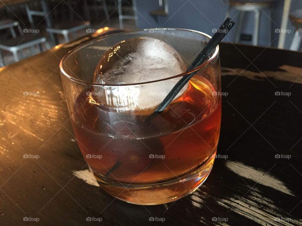 Bourbon in the rock